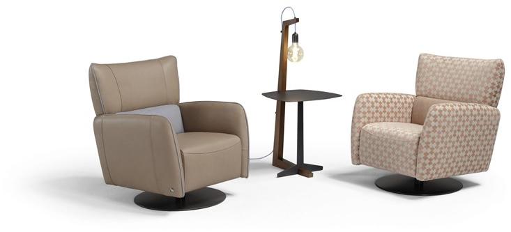 Egoitaliano Вращающееся кресло из ткани Honey sun-id-1475741 - Вид №1