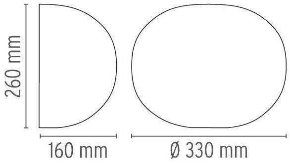 Flos Настенный светильник из опалового стекла Home collection - muro+soffitto sun-id-1441201 - Вид №2