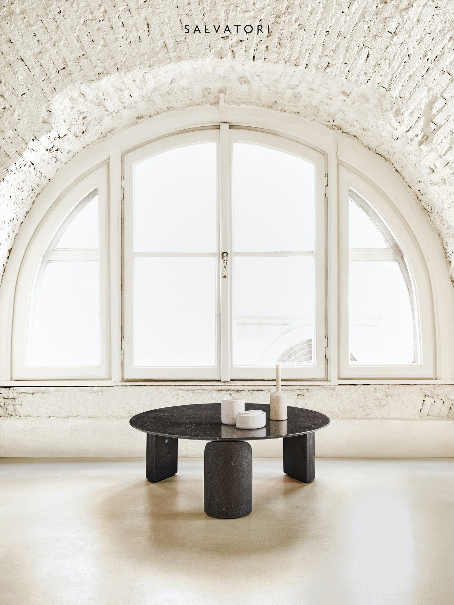 Круглый мраморный журнальный столик Salvatori Taula ARCH-00078999 - Вид №1