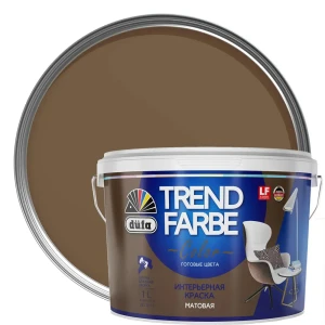 Краска для стен и потолков Trend Farbe цвет Шоколад 1 л 81970749 STLM-2020212