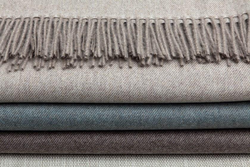 Molteni & C. Однотонный плед из кашемира Gea sun-id-1430465 - Вид №1