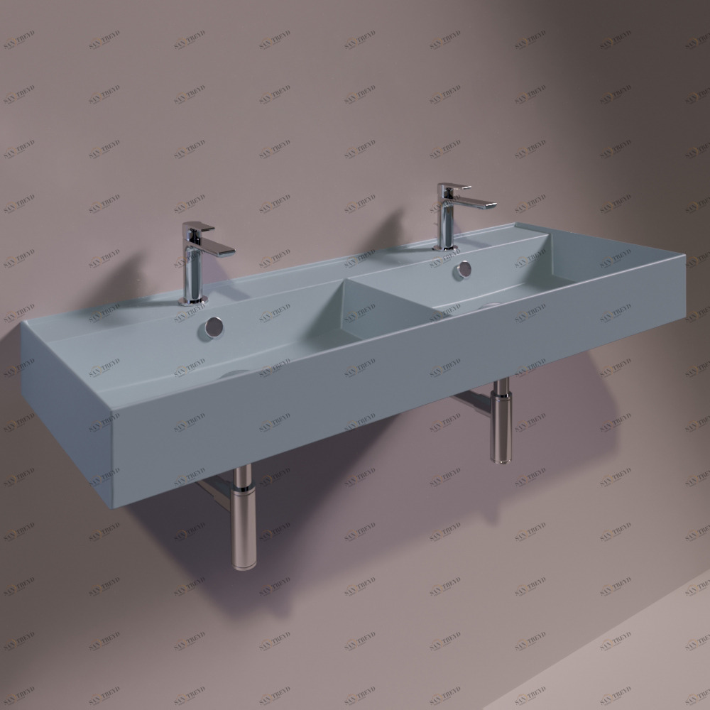 AG121DTELAMATT Подвесная раковина настенная прямоугольная Simas Agile