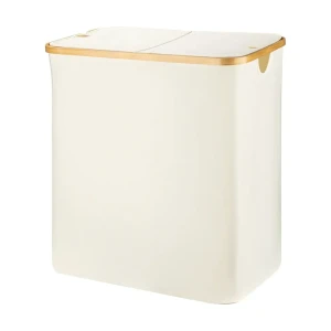 Корзина для белья Сахалин 106 л цвет кремовый