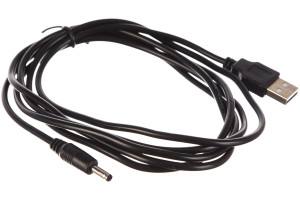 16059654 Кабель USB 2.0 Pro, AM/DC 3,5мм для хабов, 1.8м, экран, черный, пакет CC-USB-AMP35-6 Gembird
