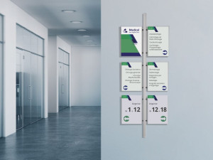 Крытый стальной знак знак