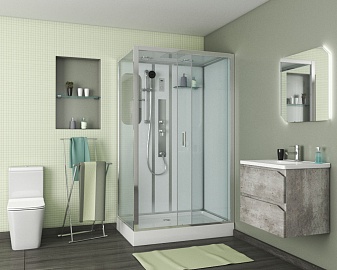 Душевая кабина NG-6012GQL (1200х800х2100) Santreyd NG-6012-01GQL