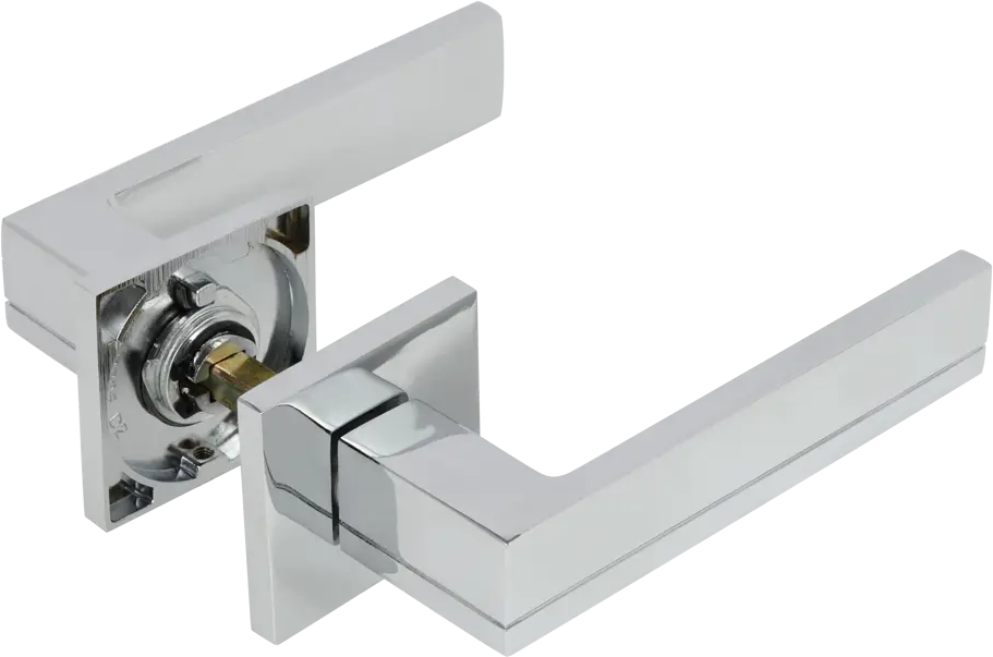 Дверные ручки EDSON EDS-170H-Q2 на розетке, хром 85168447