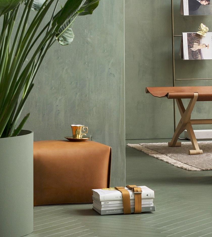 ManifestoDesign Прямоугольный кожаный пуф с обивкой sun-id-1366134 - Вид №2