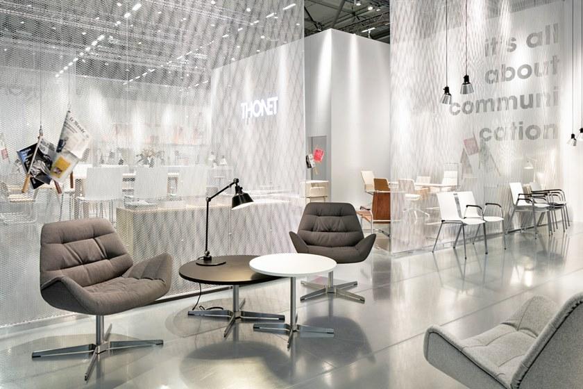 Thonet 4-спицевое тканевое кресло с подлокотниками 808 sun-id-1399577 - Вид №5