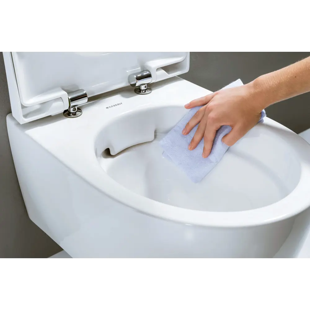 Унитаз подвесной Geberit iCon безободковый горизонтальный выпуск без сиденья STLM-2117017 - Вид №8