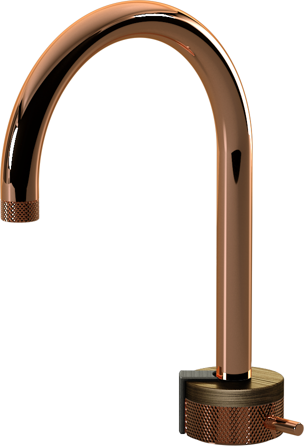 E-11502-R1VBB-L2BOX-RG Однорычажный прогрессивный смеситель для раковины - излив 16см GRAFF MOD+