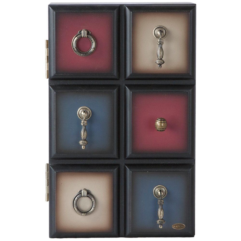 71176 Полка - ключница Пандора Орех Mix BOGACHO 4627139502234