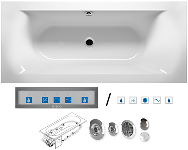 BB4600500000000_pro6 Ванна Riho Lima Santreyd - Вид №1