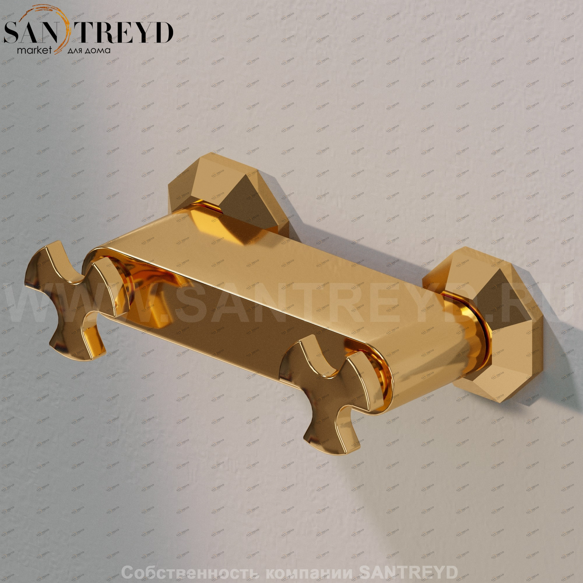 Flaminia EVERGREEN Ручка смесителя золотая EG350 Ceramica Flaminia