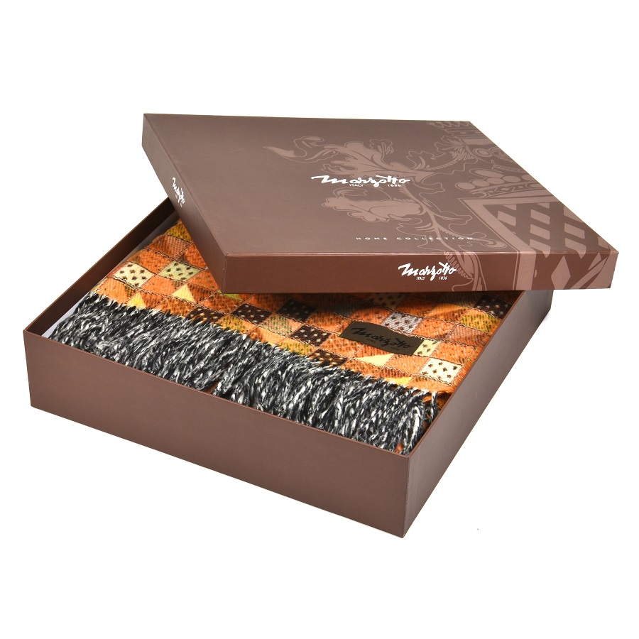 Плед Chicago, 130х180 см, оранжевый MARZOTTO CHICAGO7040 - Вид №3