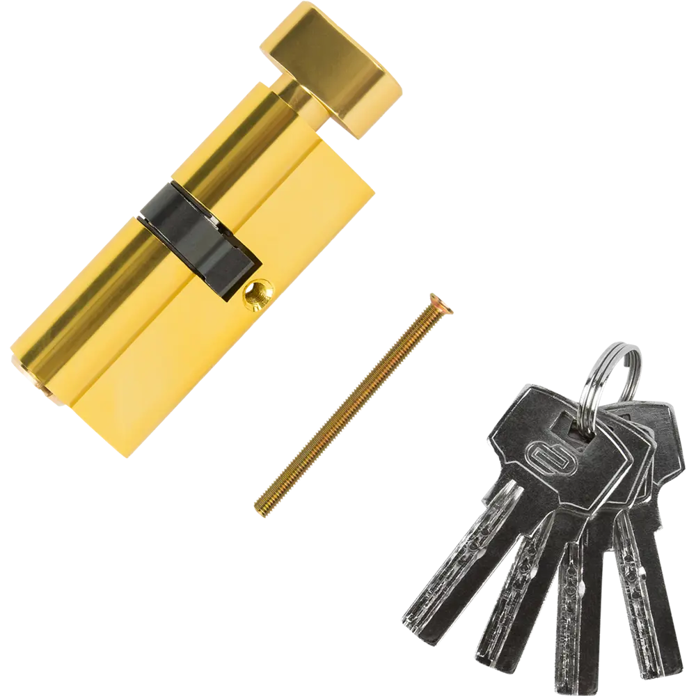 Цилиндр дверной Standers TTAL1-3040NBGD с ключом-вертушкой 82625308 STLM-0032184 - Вид №1