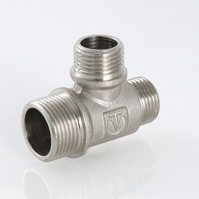 VTr.131.RN.050404 Фитинг резьбовой – тройник переходной c наружной резьбой Valtec 3/4" х 1/2" х 1/2"  - Вид №7