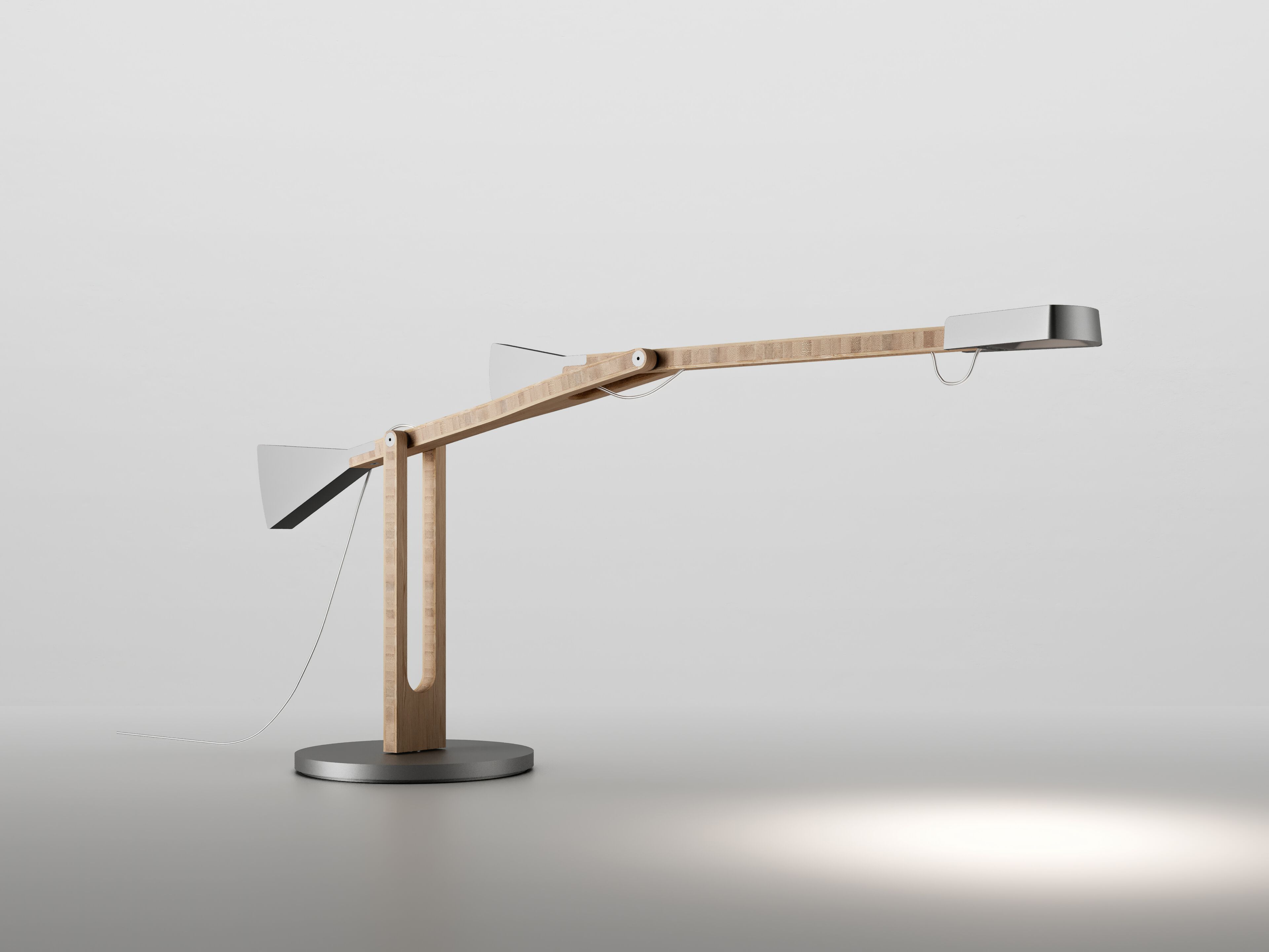 Бамбуковая регулируемая настольная лампа Artemide INTERNODE ARCH-00062367 - Вид №4