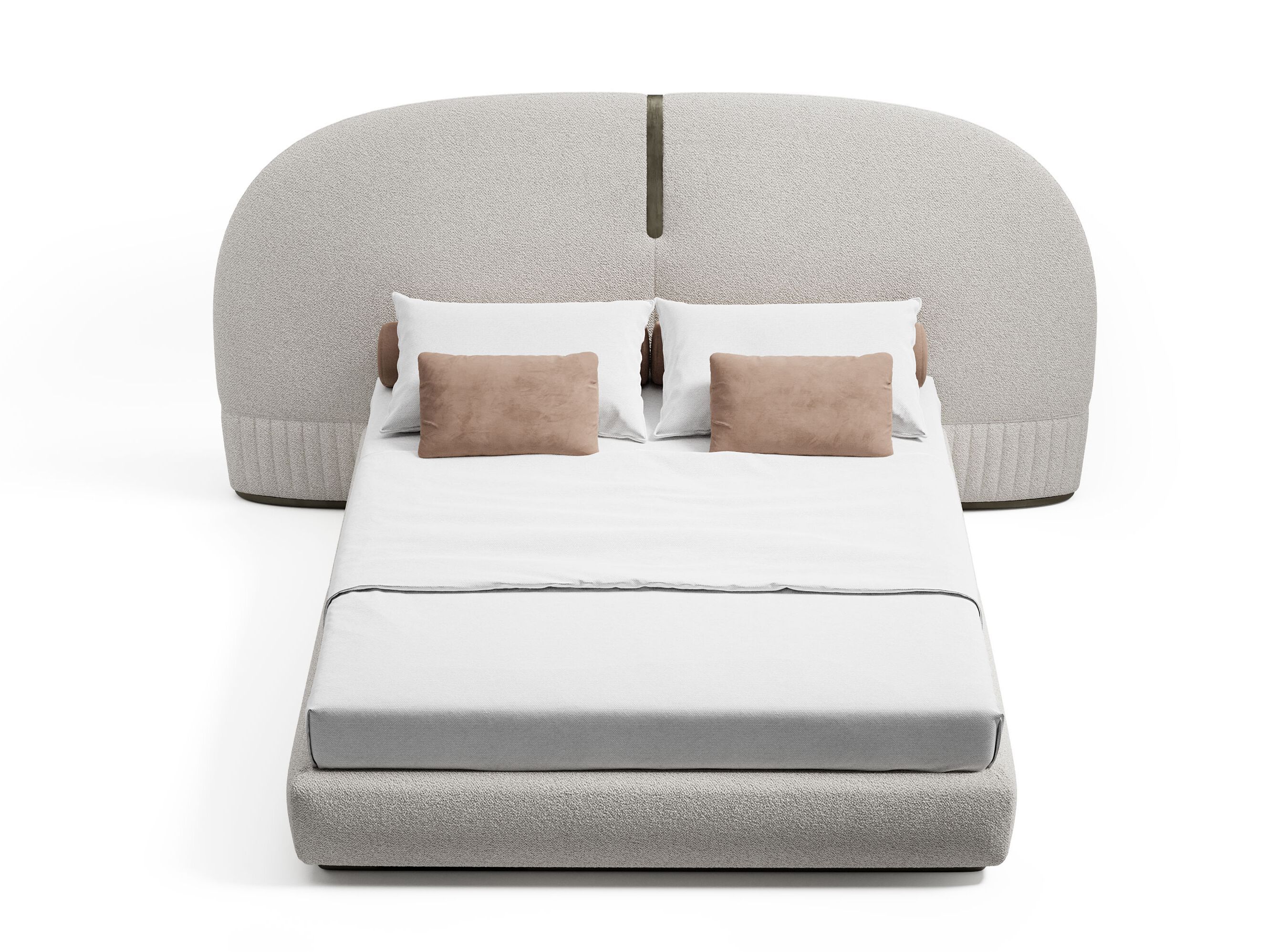 Кожаная двуспальная кровать с мягким изголовьем Capital Collection Люкс ARCH-00036169 - Вид №4