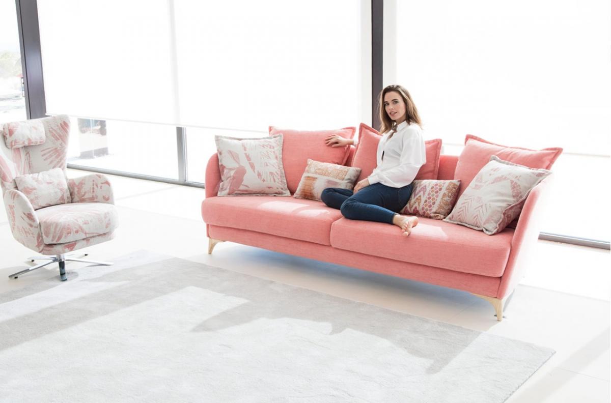 066984 Прямой диван Fama Nadine Santreyd  - Вид №6