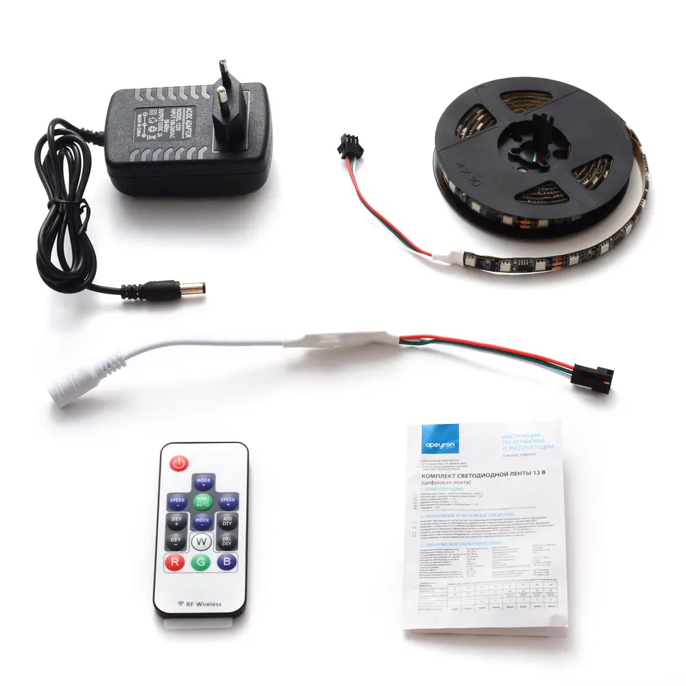 APEYRON Адресная светодиодная лента RGB 2 метра с влагозащитой 82535319 STLM-0029165 - Вид №11