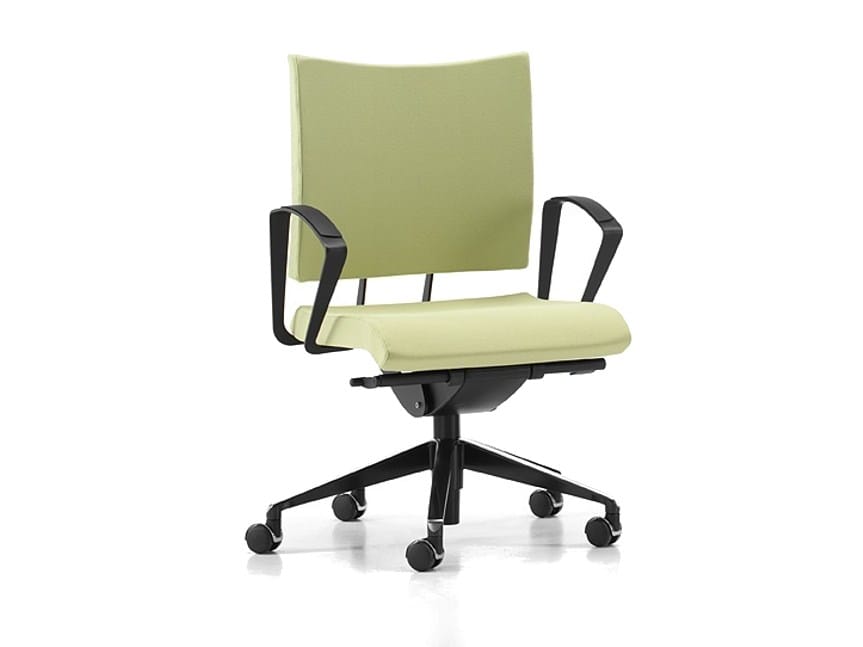 Офисное кресло из ткани с колесами и подлокотниками с 5 спицами TALIN Aviamid ARCH-00002441 - Вид №1