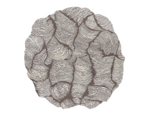 Шерстяной ковер ручной работы