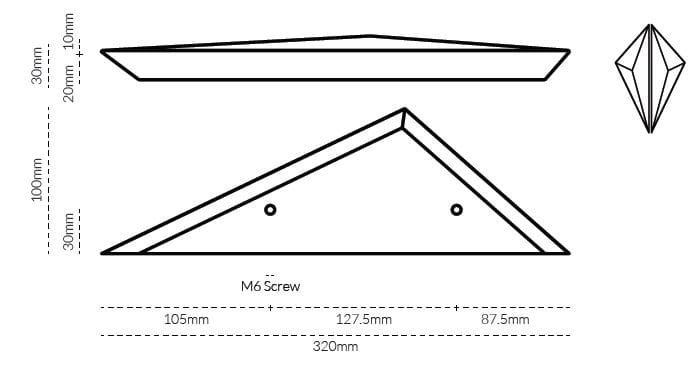Мраморная мебельная ручка Lo & Co Interiors Prism ARCH-00087347 - Вид №49