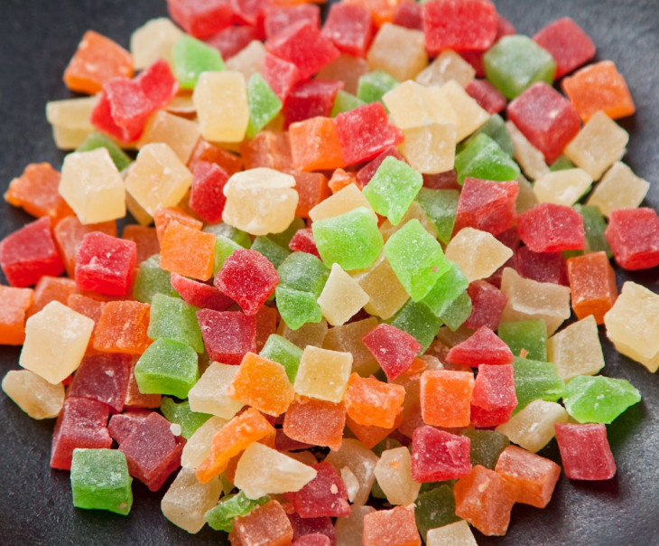 9417 Папайя кубики Микс Вкусляндия  - Вид №1