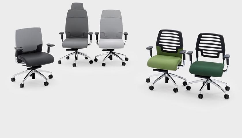 Viganò Офисный стул с тканевыми и пластиковыми колесами Madam office sun-id-1452415 - Вид №3