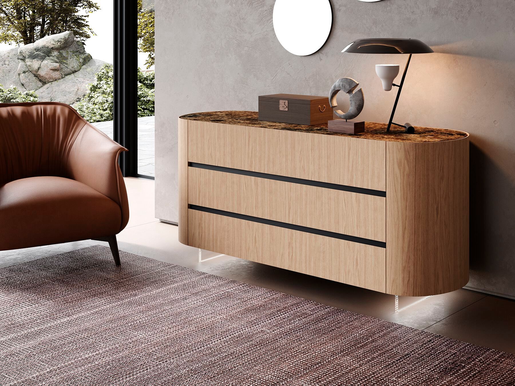 Деревянный комод Voltan восемьдесят ARCH-00134542 - Вид №1