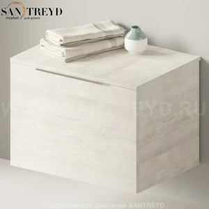 Flaminia BOX Настенная тумба 70 см с 1 ящиком BX423.WR