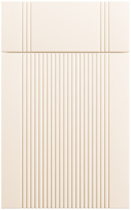 Фасады для кухни Модерн Фрезеровка «Риффель» Слоновая кость №559