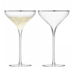 Набор бокалов-креманок savoy 250 мл платина, 2 штуки LSA INTERNATIONAL SAVOY 00-3863043 Прозрачный