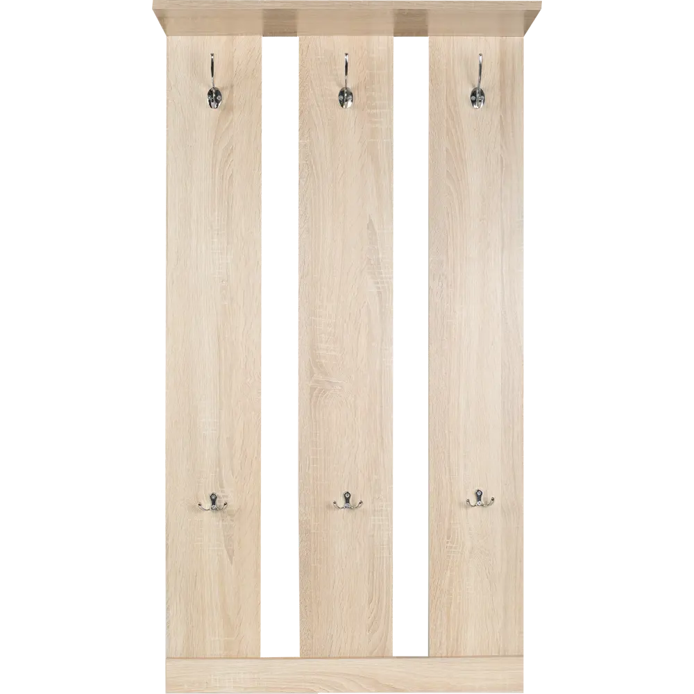 Вешалка настенная 63x118x20 см ЛДСП цвет дуб сонома 18160782 STLM-2120673 Santreyd 