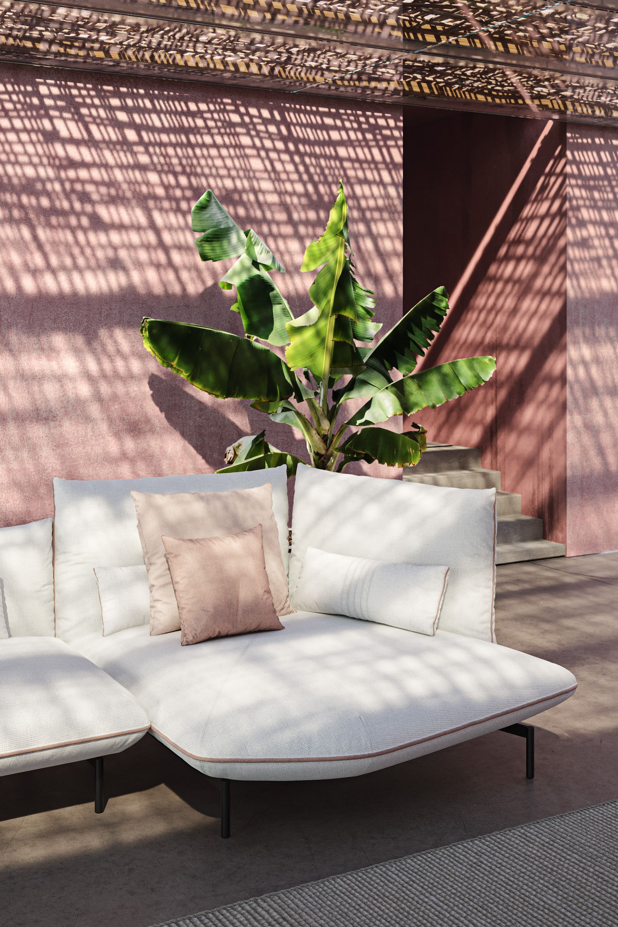 Тканевый диван с полуостровом Liu Jo Living Collection ICE BREAKER ARCH-00105056 - Вид №6