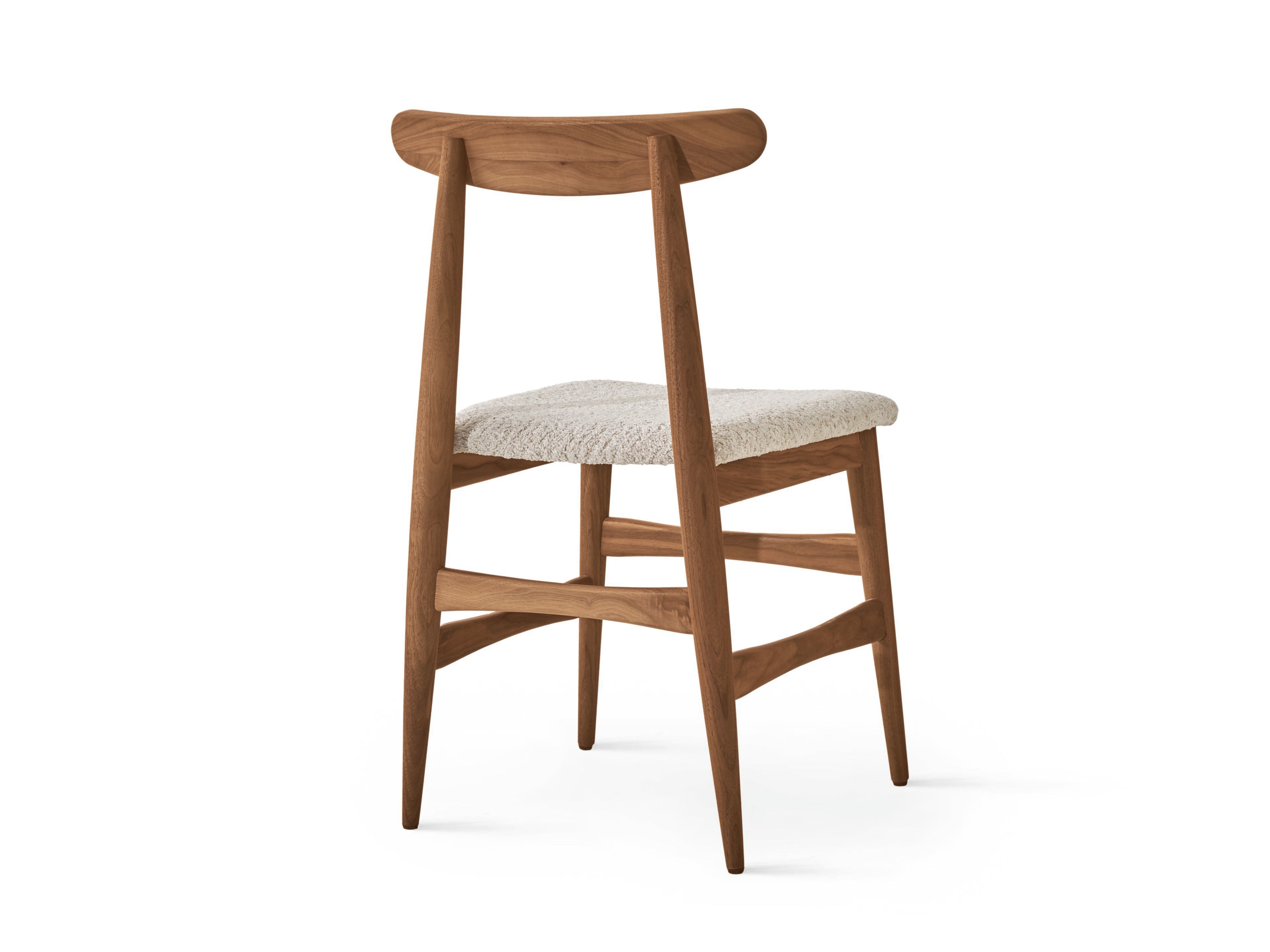 Мягкий стул из грецкого ореха Modesign BOLOGNA ARCH-00054881 - Вид №2