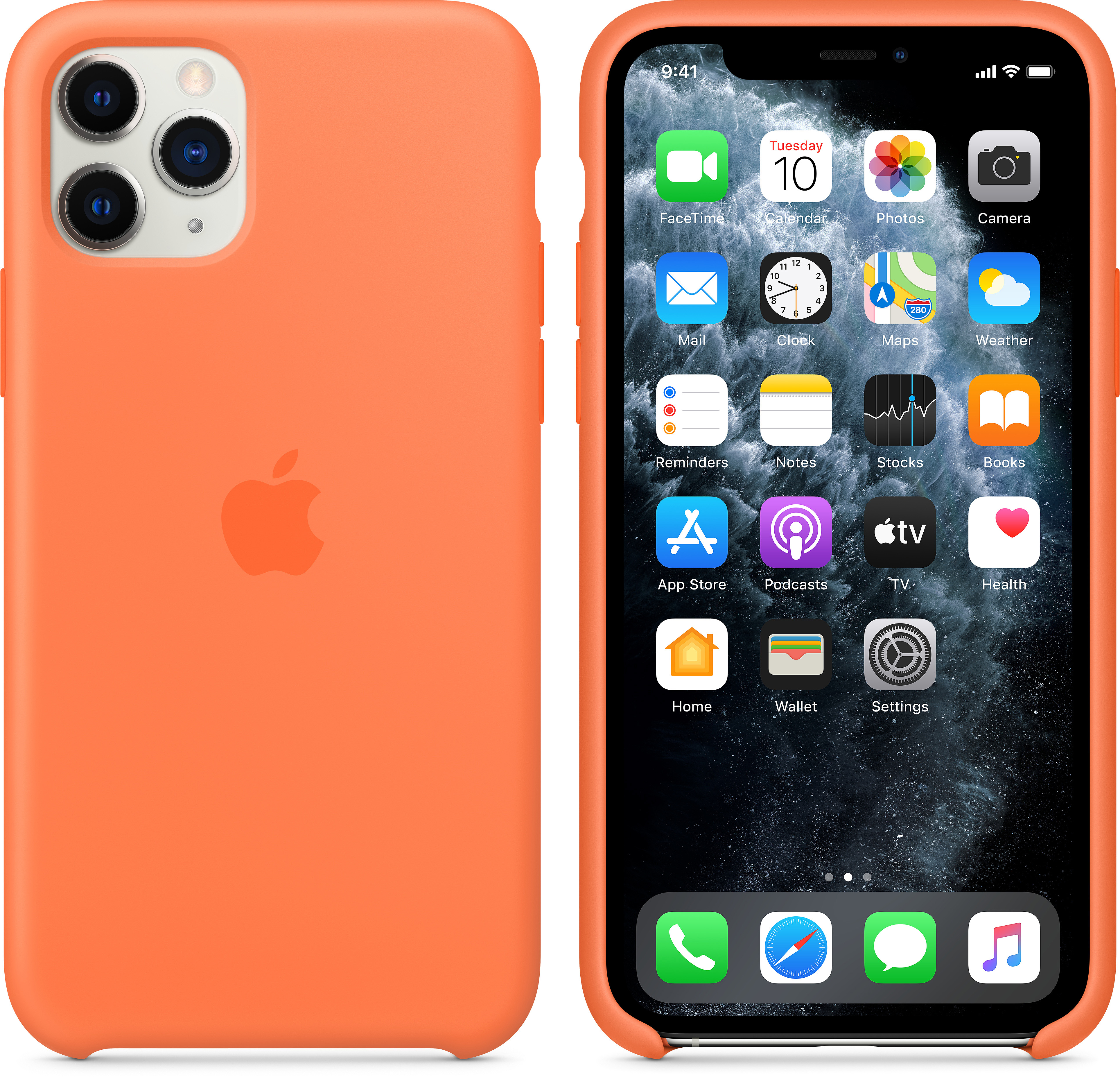 MY162ZM/A Iphone 11 pro silicone case - vitamin c Apple Santreyd  - Вид №5