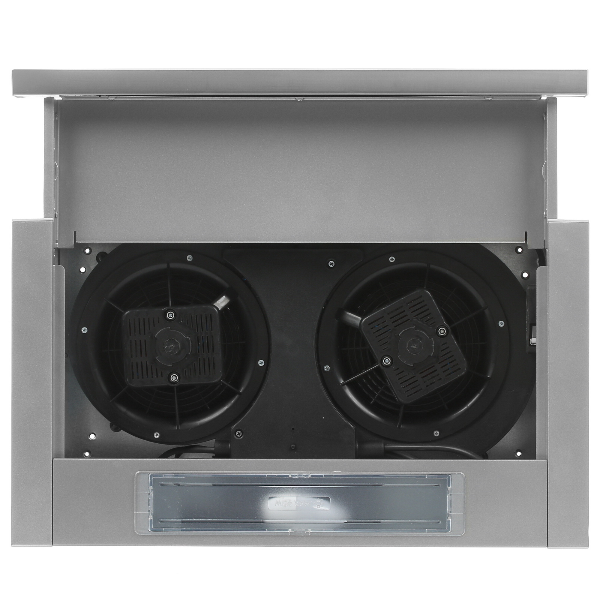 8188603 Вытяжка телескопическая Korting KHP 5637 GNX серебристый/черный STDN-0015487 - Вид №9