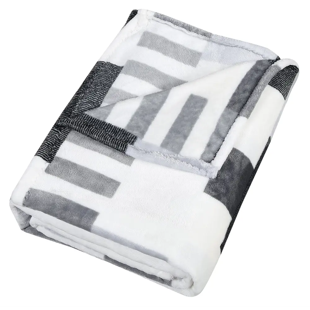 Плед Сolor 180х200 см велсофт цвет серый Santreyd STLM-2170792 - Вид №2