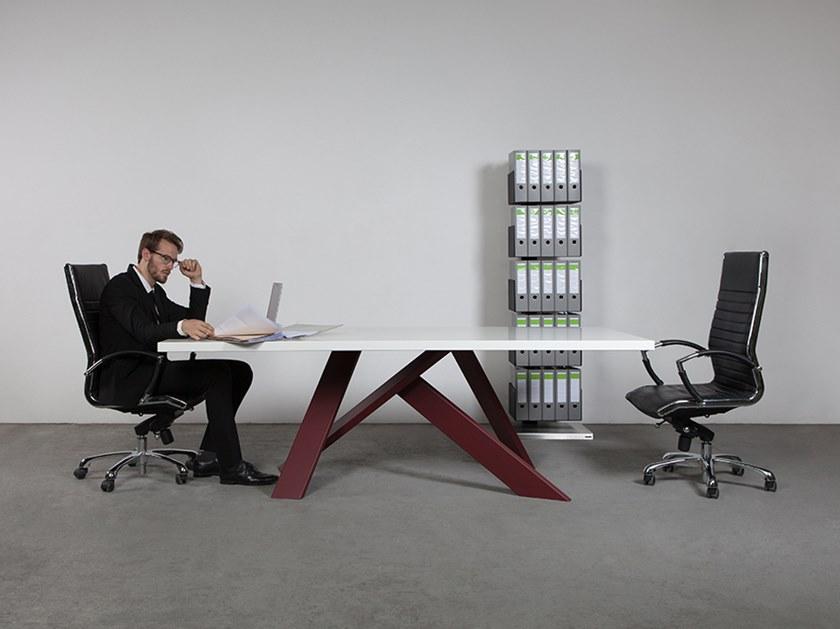 Wissmann raumobjekte Прямоугольный стол из стали и дерева  611  - Вид №8