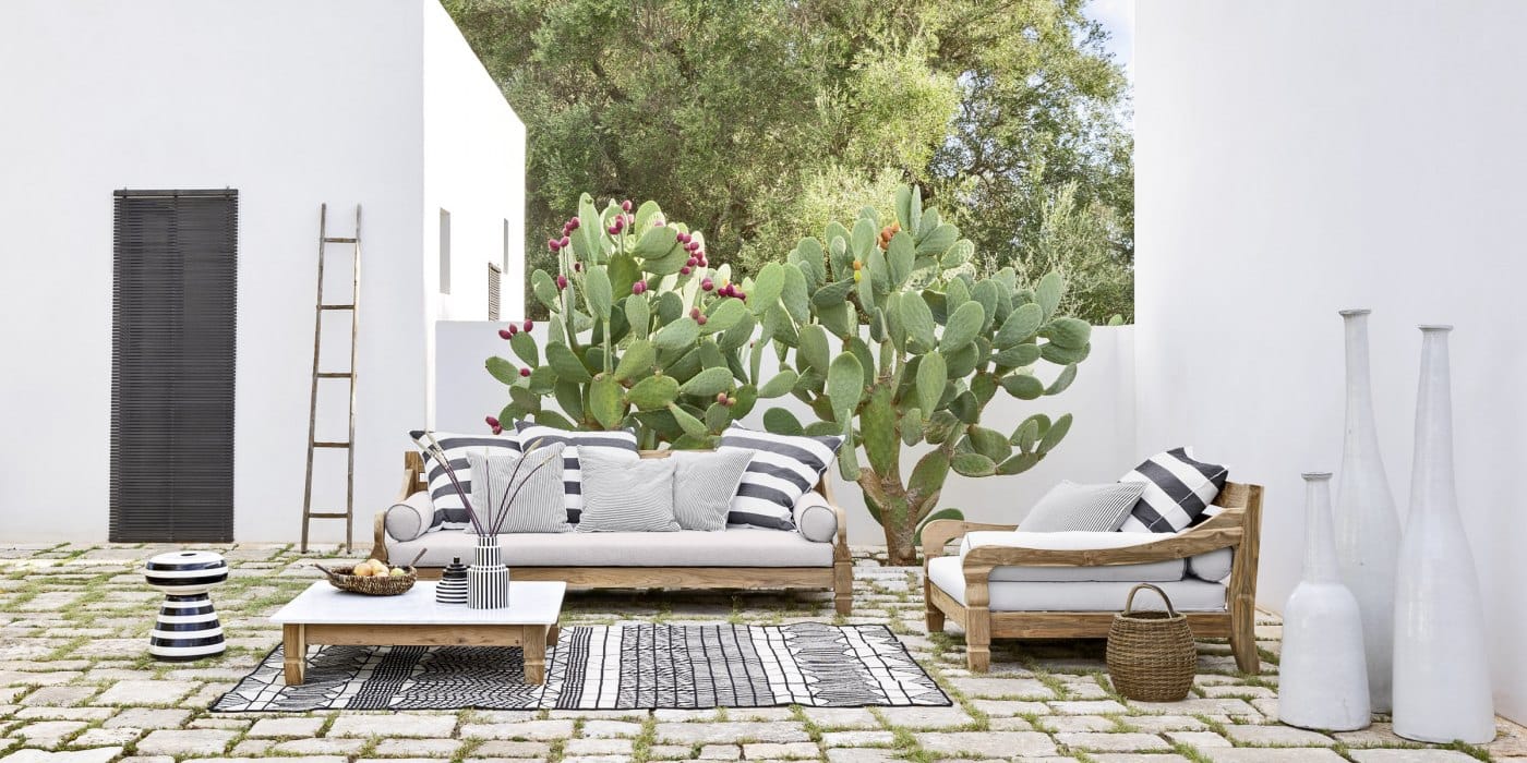 Каррарский мрамор квадратный низкий садовый столик Gervasoni Jeko ARCH-00035791 - Вид №2