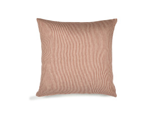 Льняная квадратная полосатая подушка