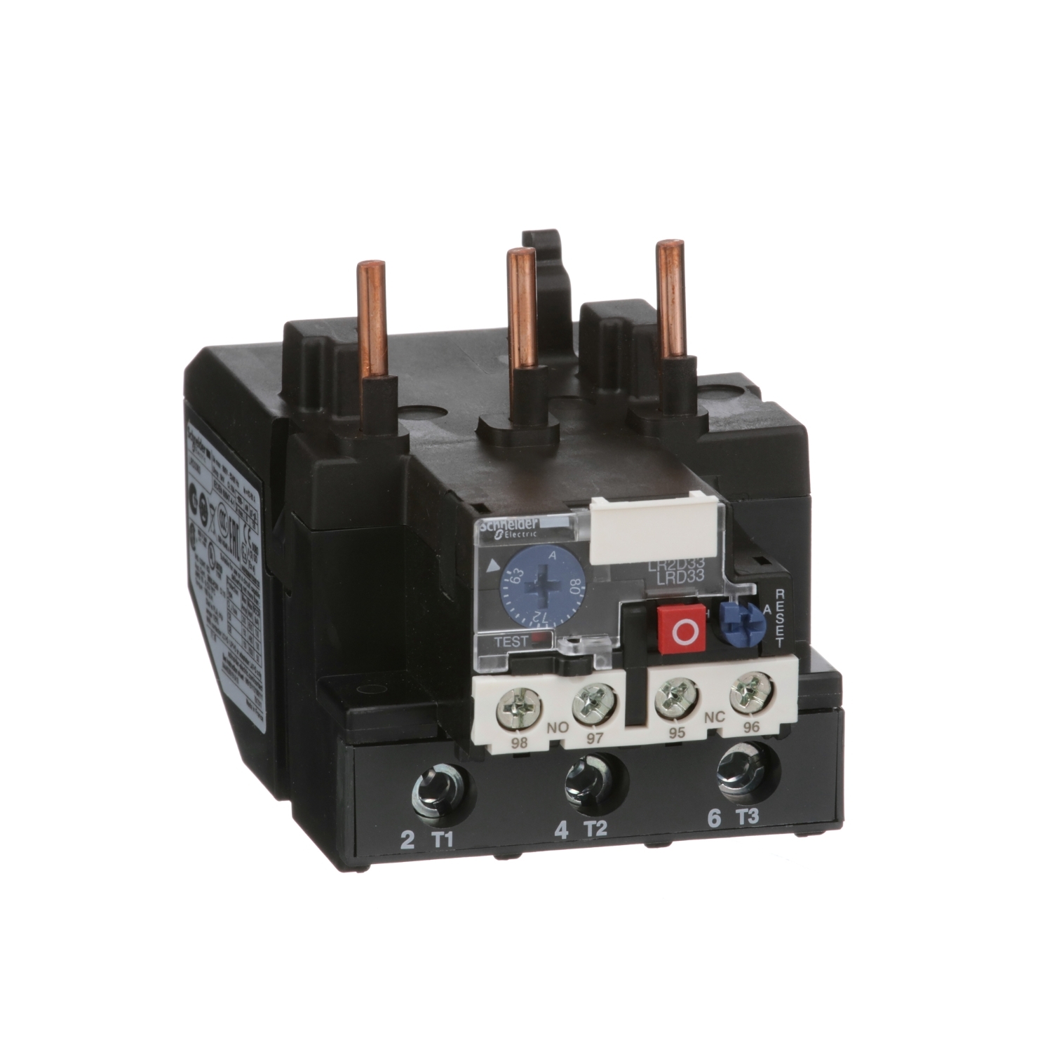 LRD3363 Реле перегрузки тепловое 63-80А, класс 10 Schneider Electric TeSys 