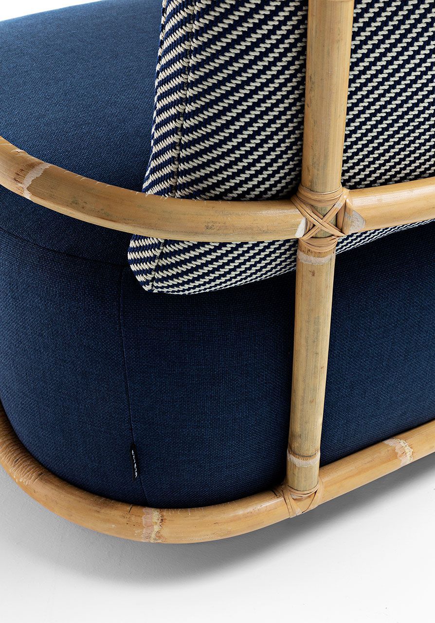 Садовый стул из камыша и ткани Exteta джунгли ARCH-00021810 - Вид №4