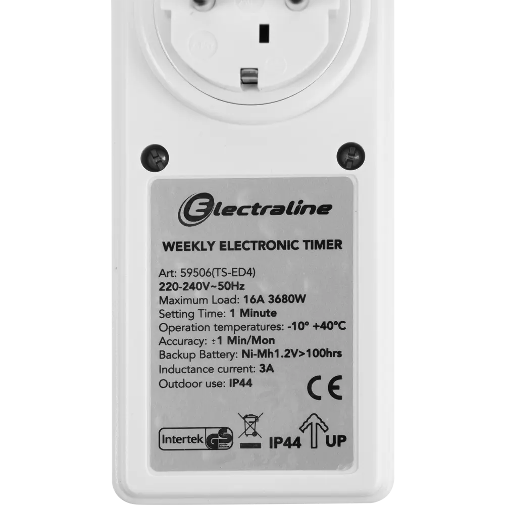 Таймер электронный Electraline недельный STLM-2186443 - Вид №5