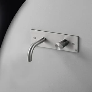 Смеситель для раковины HIRO HIR20S серебристый матовый