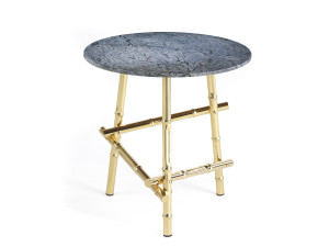 Круглый мраморный журнальный столик для гостиной