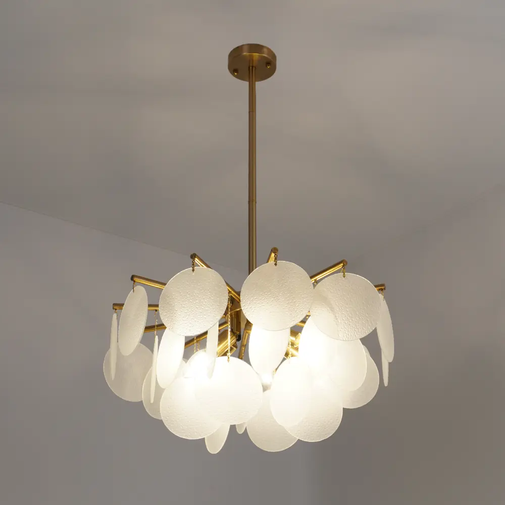 Люстра на штанге Telia 15 м² цвет бронза/белый ESTARES STLM-2177905