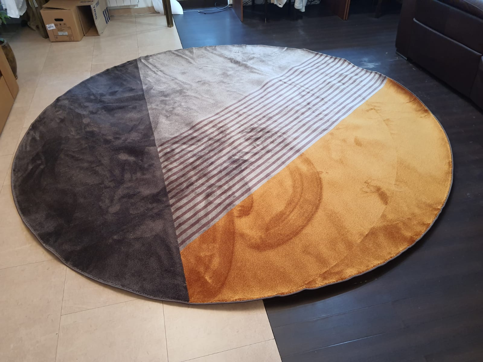 PROF Ковер в наличии из полиамида круглый диаметр 3 метра U0280S - Вид №20